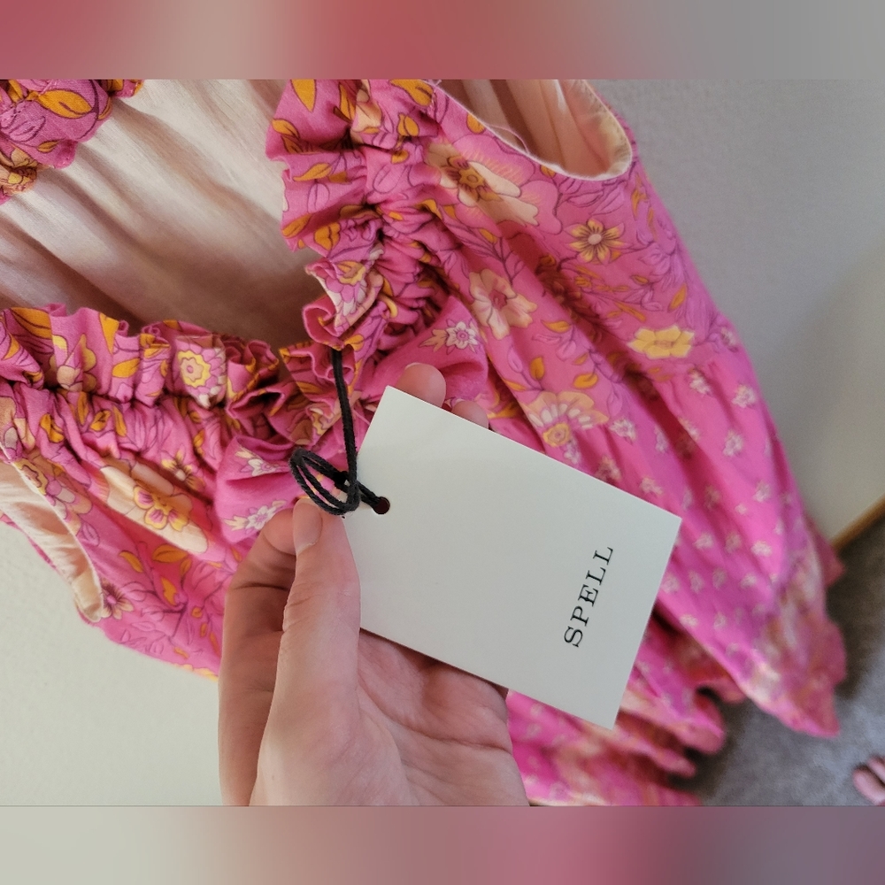 Nwt Spell And The Gypsy Flamingo Utopia Strappy M… - image 2